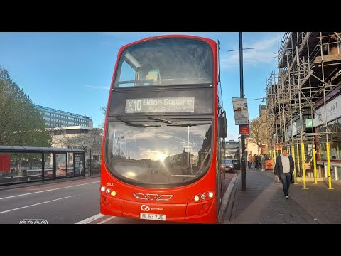 Go North East volvo B9TL 6100 Wright eclipse gemini 2 NL63YJD X10 Newcastle