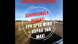 100+ MPH GOPRO MAX 360 FOOTAGE + DJI HD FPV VIDEO ! HIGH SPEED SPEC WING SCREAMING BY BARREL ROLLS!