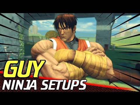 USF4 ▶ Guy Ninja Setups【Ultra Street Fighter IV】