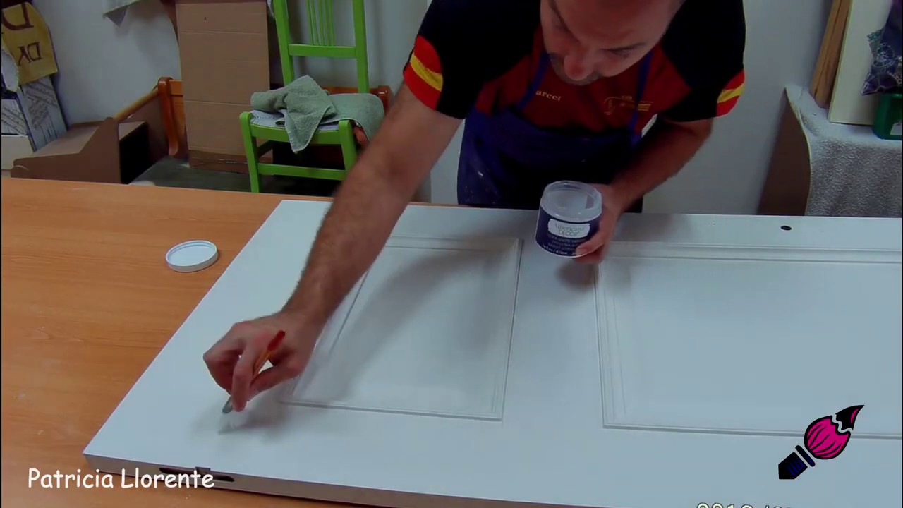 Tutorial para redecoradas unas puertas con pintura de tiza