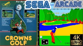 Crowns Golf Arcade (Sega 1984) 4k Longplay