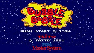 Sega Master System - Bubble Bobble