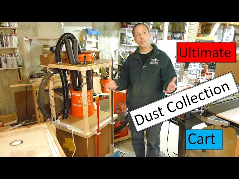 Ultimate Dust Collection Shop Vac Cyclone Cart Reduce Noise 75%