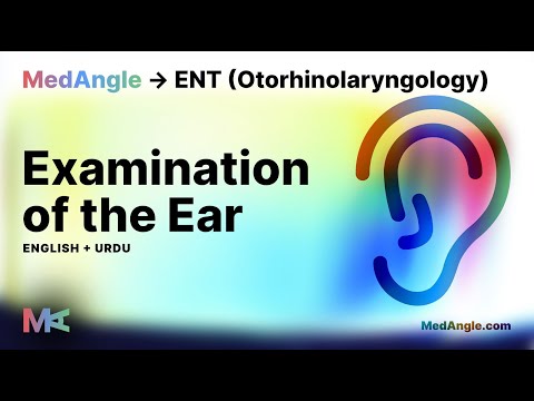 Examination of the Ear - MedAngle ENT (Otorhinolaryngology) [Urdu/English]