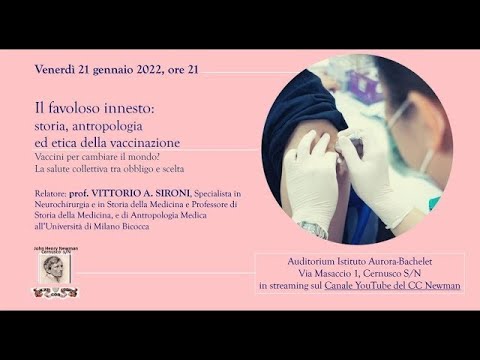 Il favoloso innesto: storia, antropologia ed etica della vaccinazione