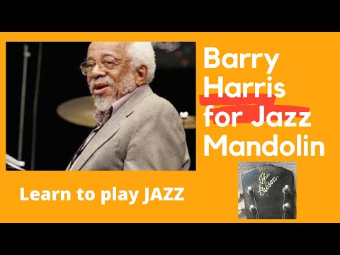 Jazz Mandolin Instruction Barry Harris #36 Minor II V I Chords