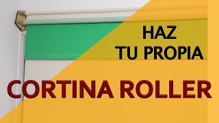 Como Construir una CORTINA ROLLER Black Out CASERA
