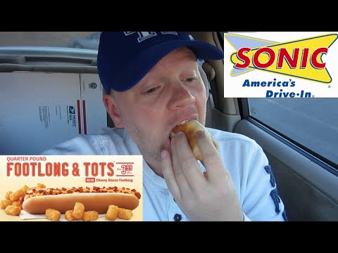 Reed Reviews Sonic Cheesy Bacon Footlong Hotdog