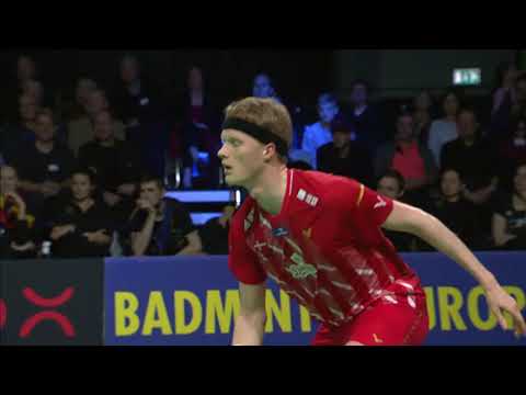 Final highlight - Denmark (Anders Antonsen) vs Germany (Max Weisskirchen) - EMTC 2019