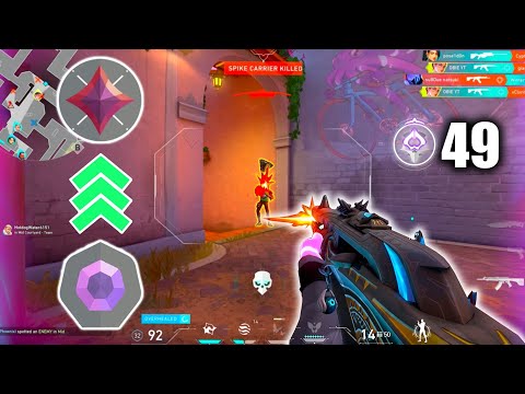 Console Valorant Ranked Gameplay - 49 Kill Game