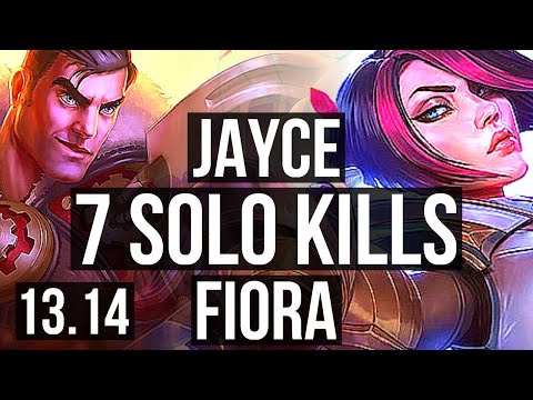 JAYCE vs FIORA (TOP) | 7 solo kills, 1.9M mastery, 900+ games | NA Master | 13.14