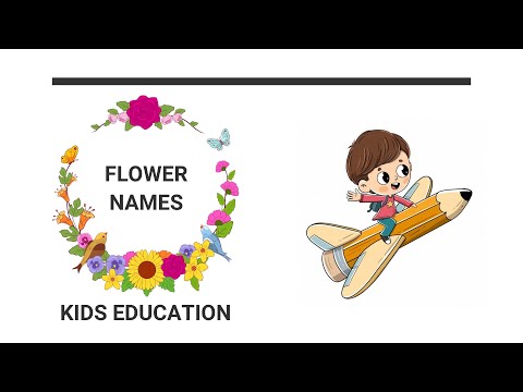 Learning Flowers Name || Flower types || Kids Education || English Learning || Arifa writes