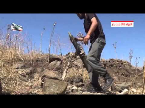 استهداف حاجز النصرات شمال جبورية بالهاون من قبل لواء 313 جند بدر في ريف حمص