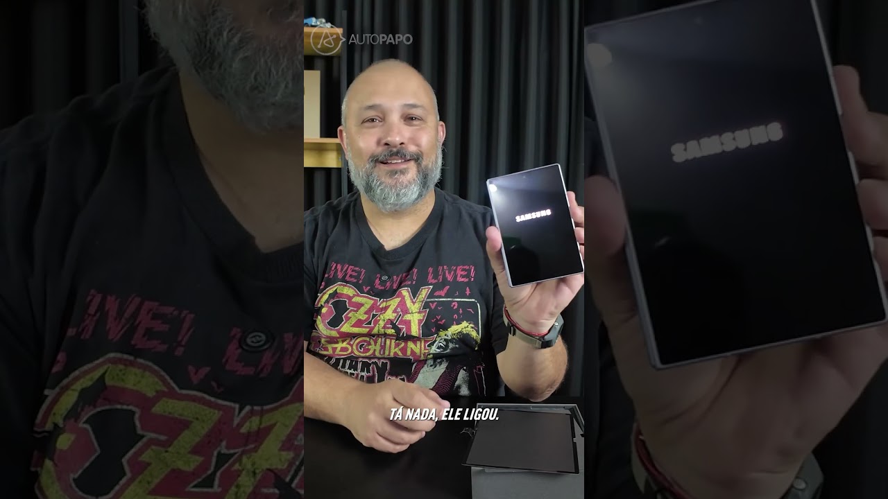 Fomos até São Paulo para conhecer de perto o novo Galaxy Z Fold 8, e a... #Shorts