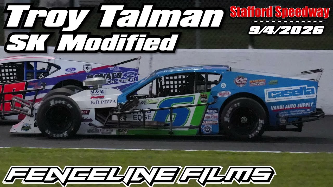 Troy Talman in SK Modified at Stafford Speedway
