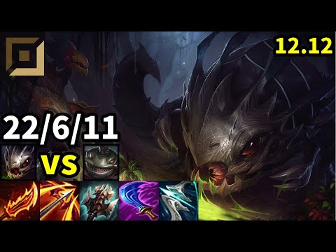 Kog'Maw ADC vs Tahm Kench - KR Grandmaster | Patch 12.12