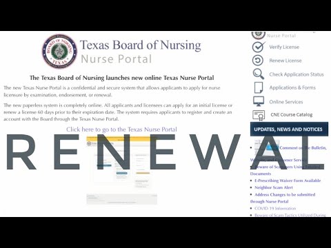 What happens if your nursing license expires in Texas?