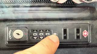 Change Reset Pin on Delsey Suitcase Combination Lock