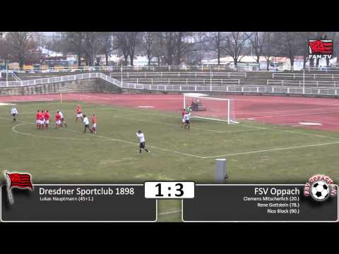 Tor: Dresdner SC 1898 0:1 FSV Oppach