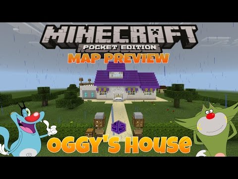 Minecraft PE Map: Oggy's House Preview