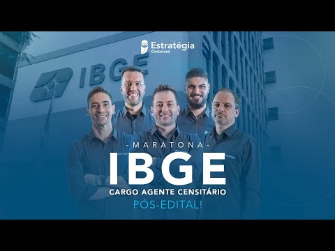 Maratona IBGE - Agente Censitário Pós-Edital