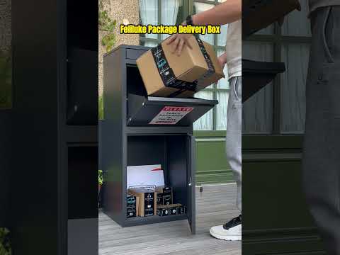 How Does the Anti Theft Package Delivery Box Work? #feliluke