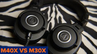 Video thumbnail for Audio-Technica M40x vs M30x (HEAD TO HEAD) by Black Valve