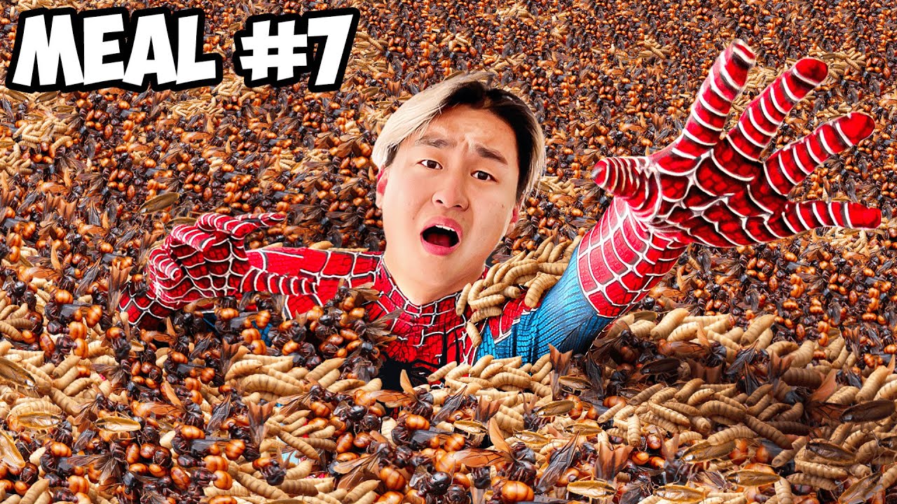 I Ate EVERY Superhero Food In Real Life... | Zhong