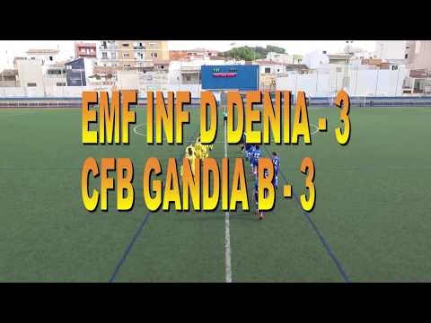 Infantil d Denia 3 - CFB Infantil Gandia B 3