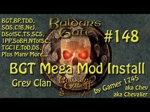 Let's Play Baldur's Gate Trilogy Mega Mod Part 148 - Grey Clan