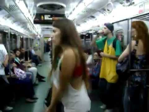 Tikaf & Mar  - Dancehall subway/subte @ Buenos Aires Argentina, Linea B