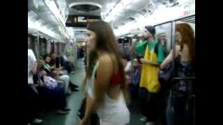 Tikaf & Mar  - Dancehall subway/subte @ Buenos Aires Argentina, Linea B