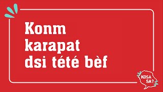 Kiltir Live #1 Kosa sa : Konm karapat dsi tété bèf