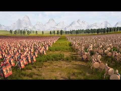 100.000 SPARTANS vs 100.000 ROMANS - Ultimate Epic Battle Simulator 2 UEBS 2
