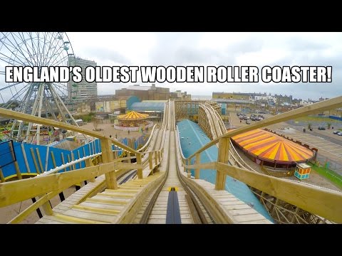 Scenic Railway Wooden Roller Coaster POV UKs Oldest Coaster Dreamland Margate 2015
