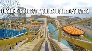 Scenic Railway Wooden Roller Coaster POV UKs Oldest Coaster Dreamland Margate 2015