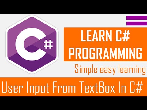 User Input From TextBox In C | C Tutorial For Beginners | Asp Net Tutorials