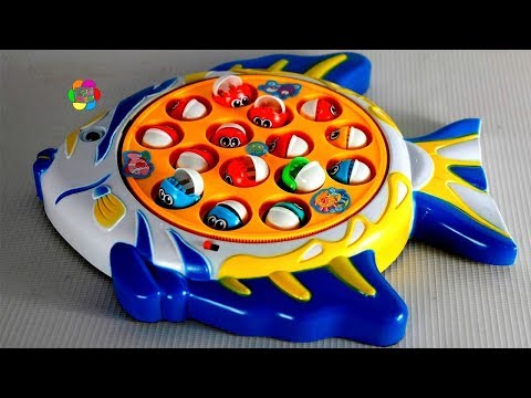 لعبة صياد السمك والسمكة المخططة للاطفال اجمل العاب العاب صيد الاسماك بالسنارة fisherman game toy