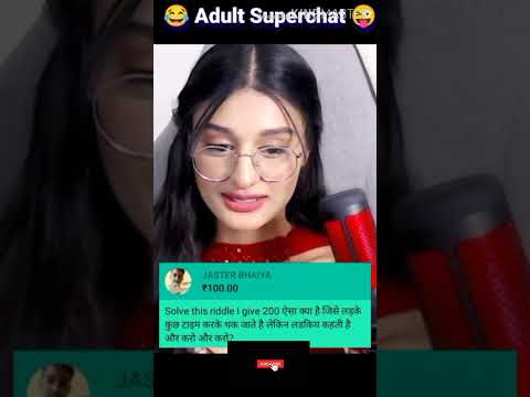Payal Gaming Adult Superchat 😂 #shorts #payalgaming