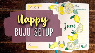 JUNI 🍋Bullet Journal Setup 2020 | plan with me deutsch