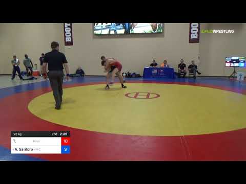 2018 Marine Corps US Open/UWW Junior Greco Roman 72 Rnd Of 16 - Tyler Eischens (Pinn) Vs. Adam San