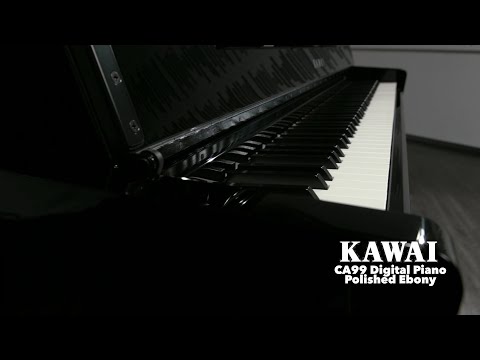 Kawai CA99 Digital Piano, Polished Ebony | Gear4music demo