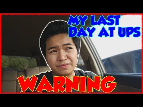 My Last Day At Full Time Ups Package Handler A Warning