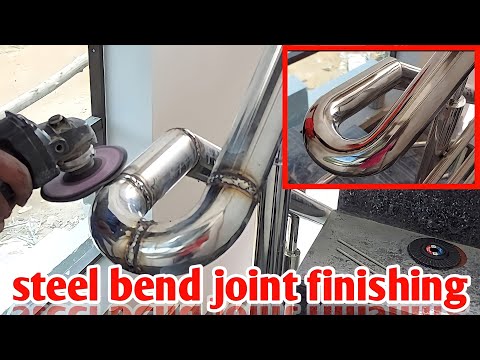 how to steel railing elbow joint finishing | stainless steel | stainless steel railing design home