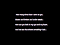 Let me leave - Marc Broussard - Lyrics