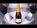 Moët Chandon Champagne Ice Cream Rolls Satisfying Visual ASMR