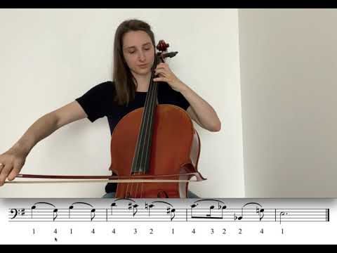Thème d'Hedwig - Harry Potter (Doigtés) cours de violoncelle