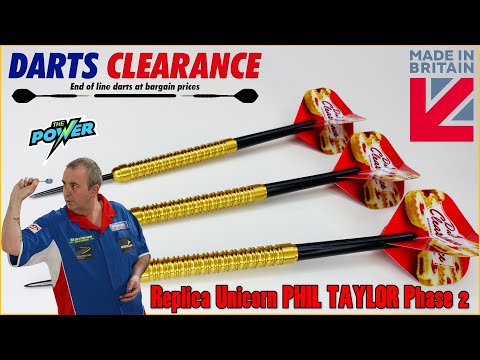 Darts Clearance - Replica PHIL TAYLOR Phase 2 Darts Review