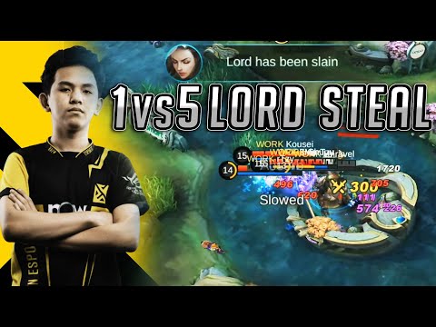 KarlTzy Crazy Lord Steal 1vs5 in MPL-PH S7 Playoffs Day 3 - BREN vs WORK