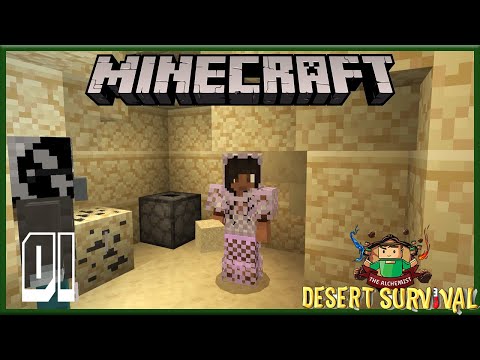 EP.01 | The Alchemist: Desert Survival | Minecraft Let's Play
